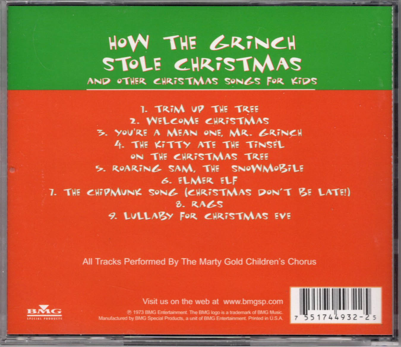 HOW THE GRINCH STOLE CHRISTMAS & OTHER CHRISTMAS SONGS