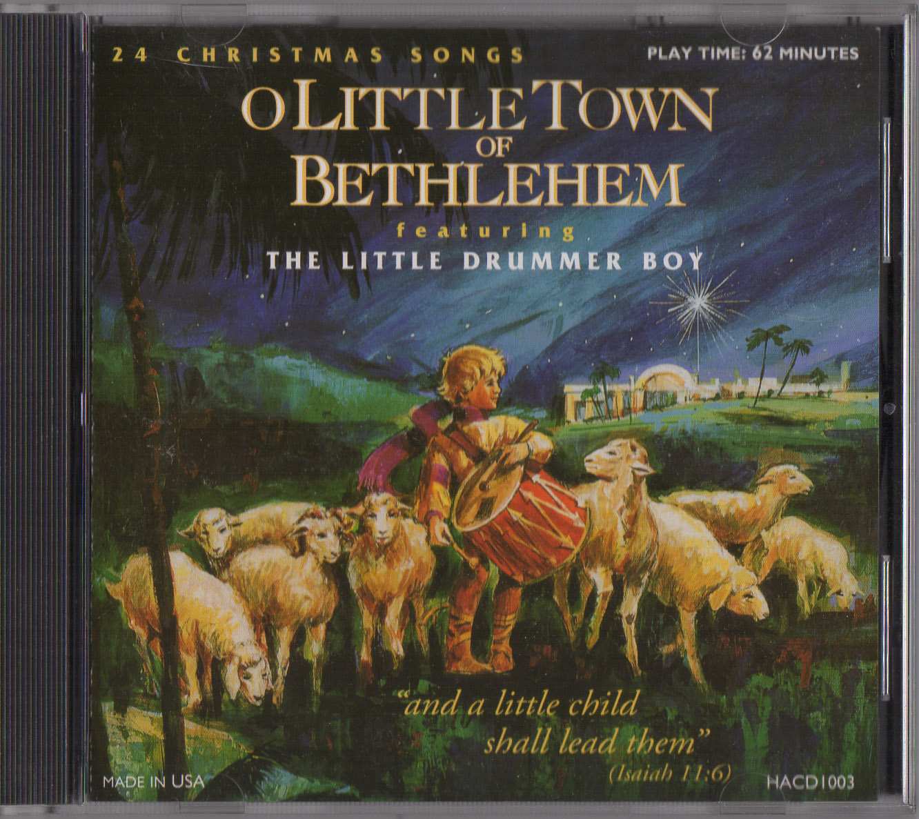 O LITTLE TOWN OF BETHLEHEM 24 Christmas Songs, 1995 CD