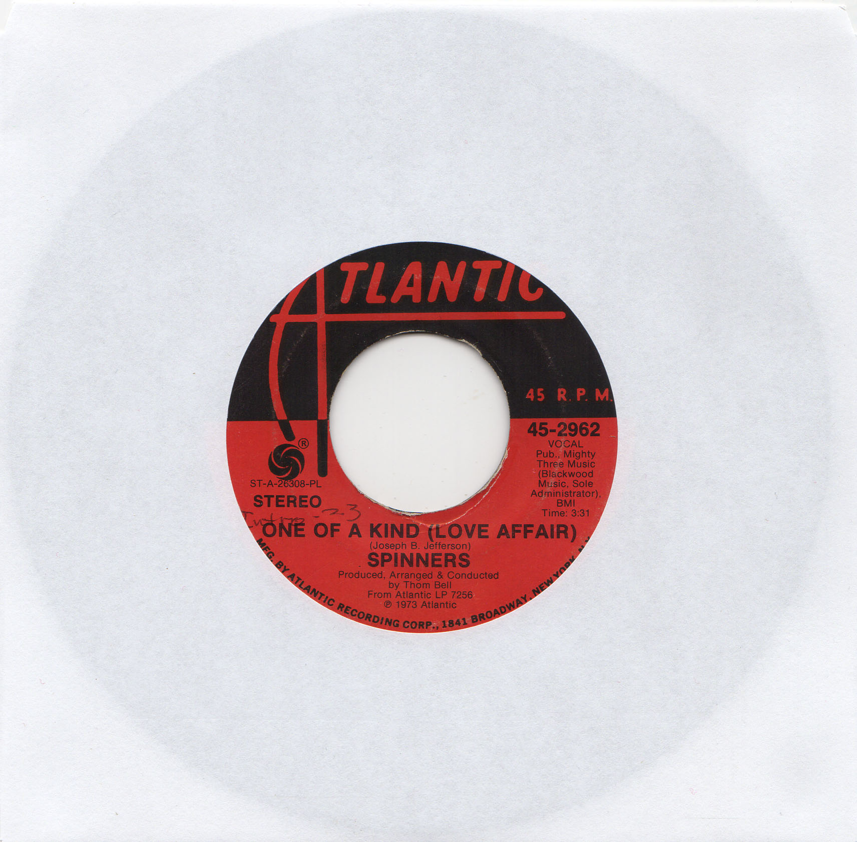 ONE OF A KIND / DON'T LET GREEN GRASS FOOL YOU Spinners