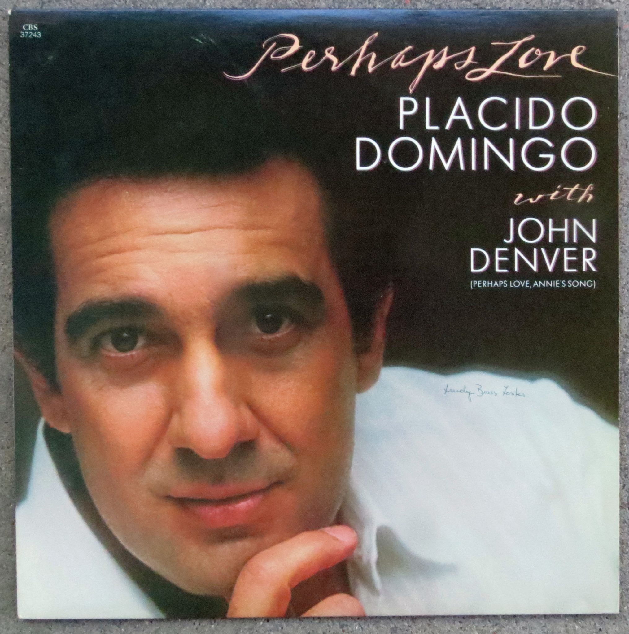 PERHAPS LOVE Placido Domingo & John Denver, CBS FM 37243, LP