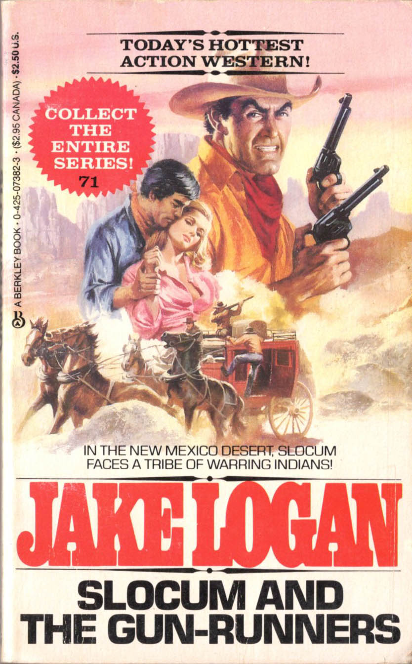 SLOCUM AND THE GUNRUNNERS Jake Logan, 1984 PB