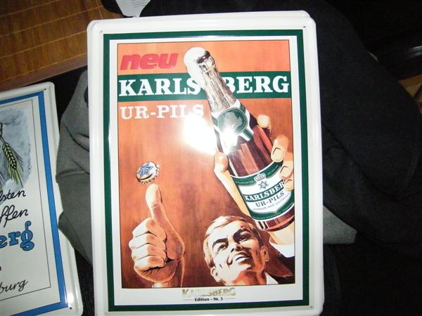 Karlsberg Schilder Donnerbräu AG Saarlouis DonnerbräuAG Saarlautern