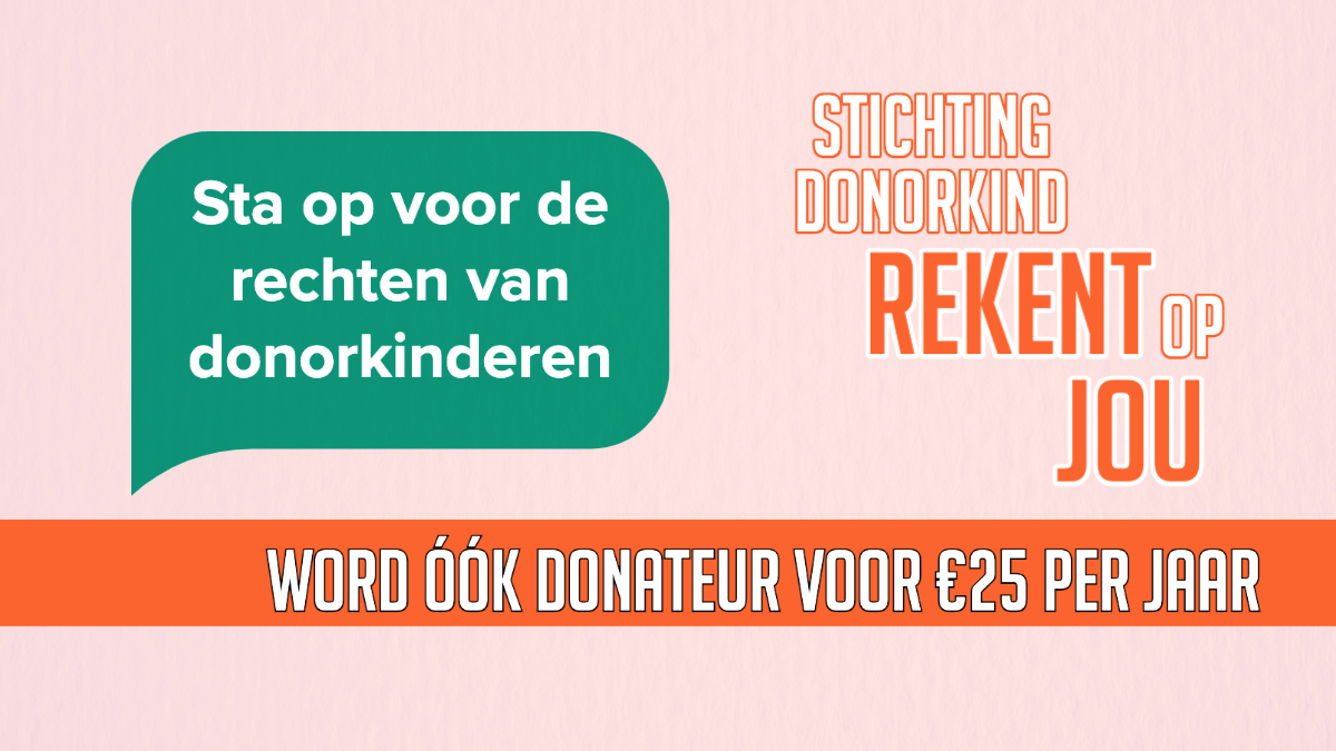 Help jij ons om subsidie te krijgen? Stichting Donorkind