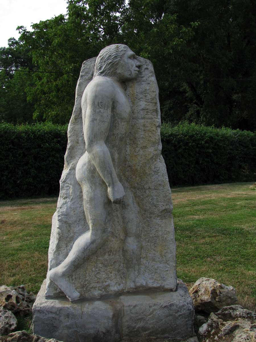 ChapelleauxSaints the Neanderthal / Neandertal skeleton