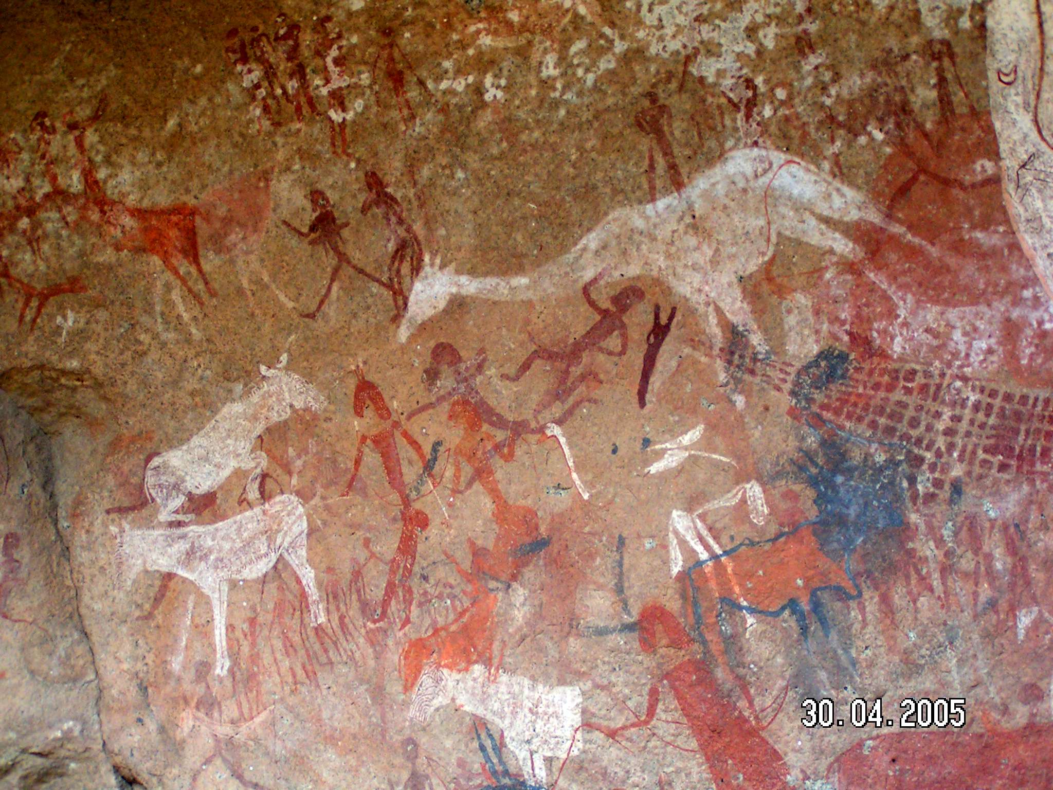 Namibia Rock paintings from Namibia in Africa