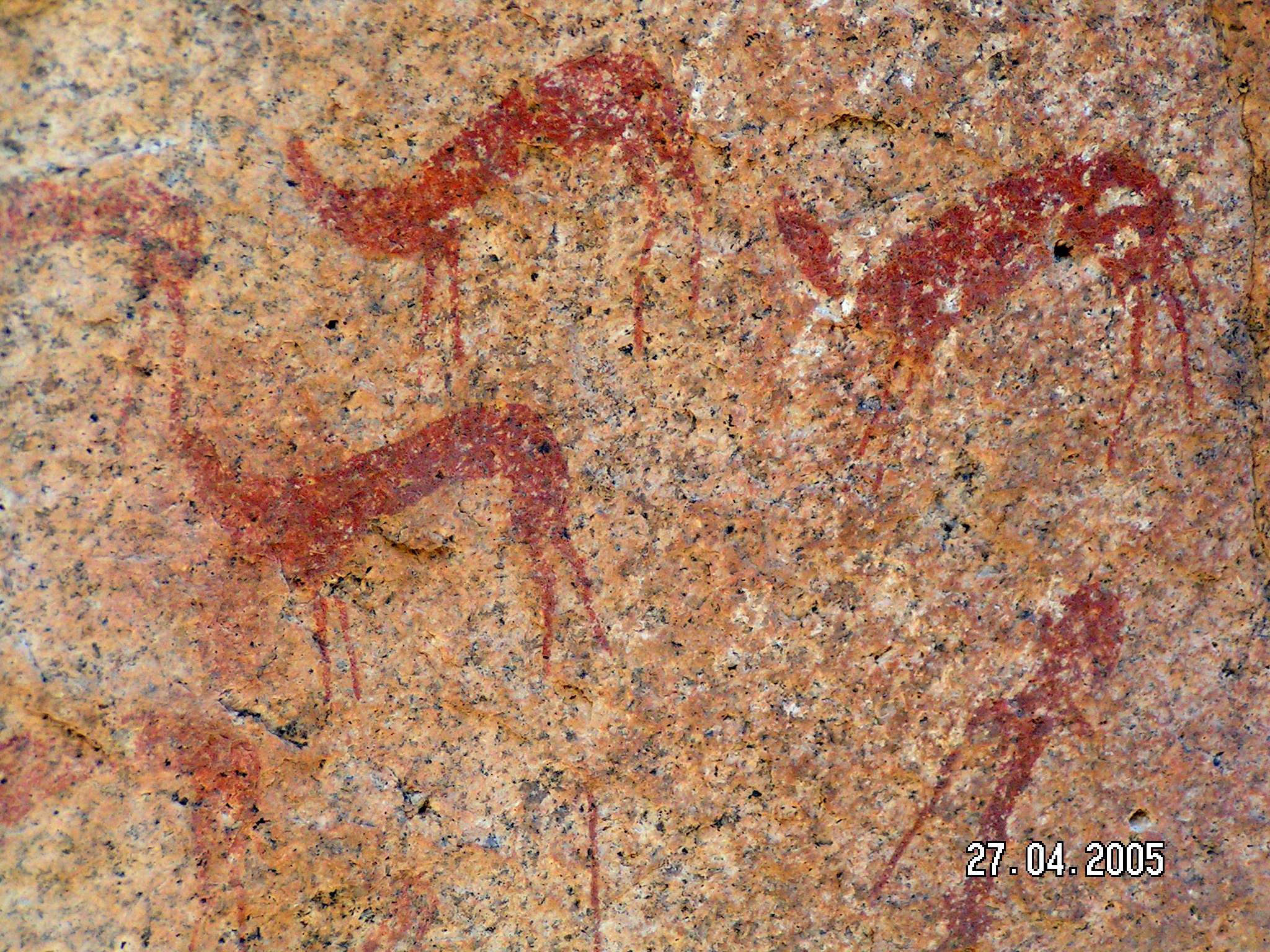 Namibia Rock paintings from Namibia in Africa