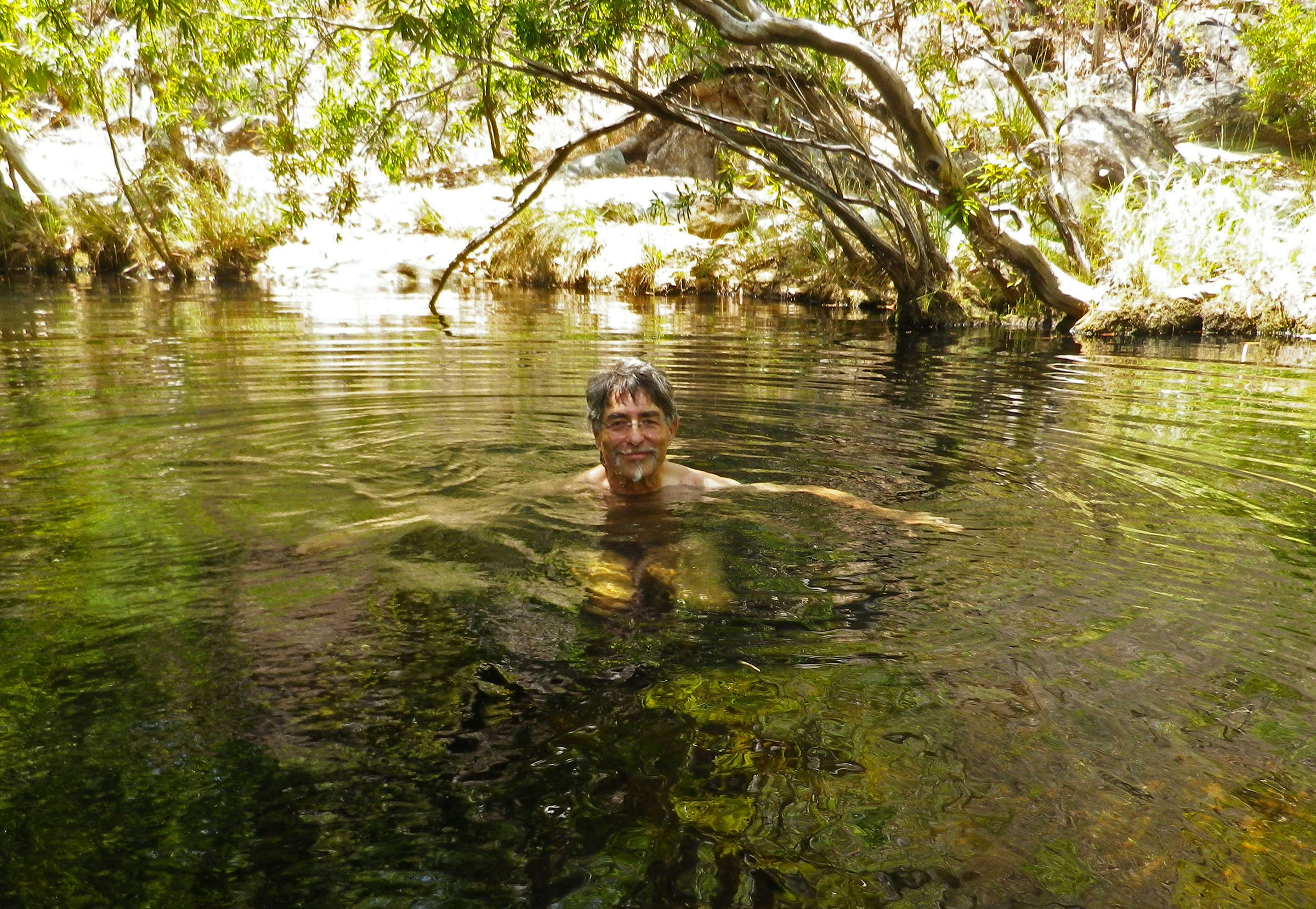 Brady Creek and the nearby galleries an Aboriginal Rock Art site in