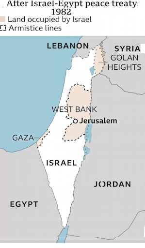Israel-Palestine map: Gaza’s conflict hotspots and a history of.