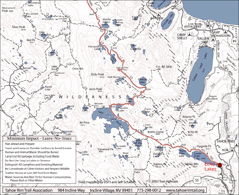 South West Lake Tahoe