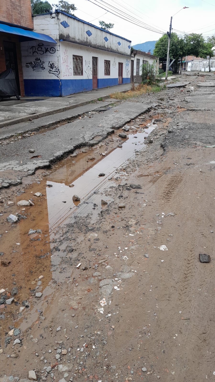 Calles de El Salado en Ibagué “parecen trochas y caminos de herradura