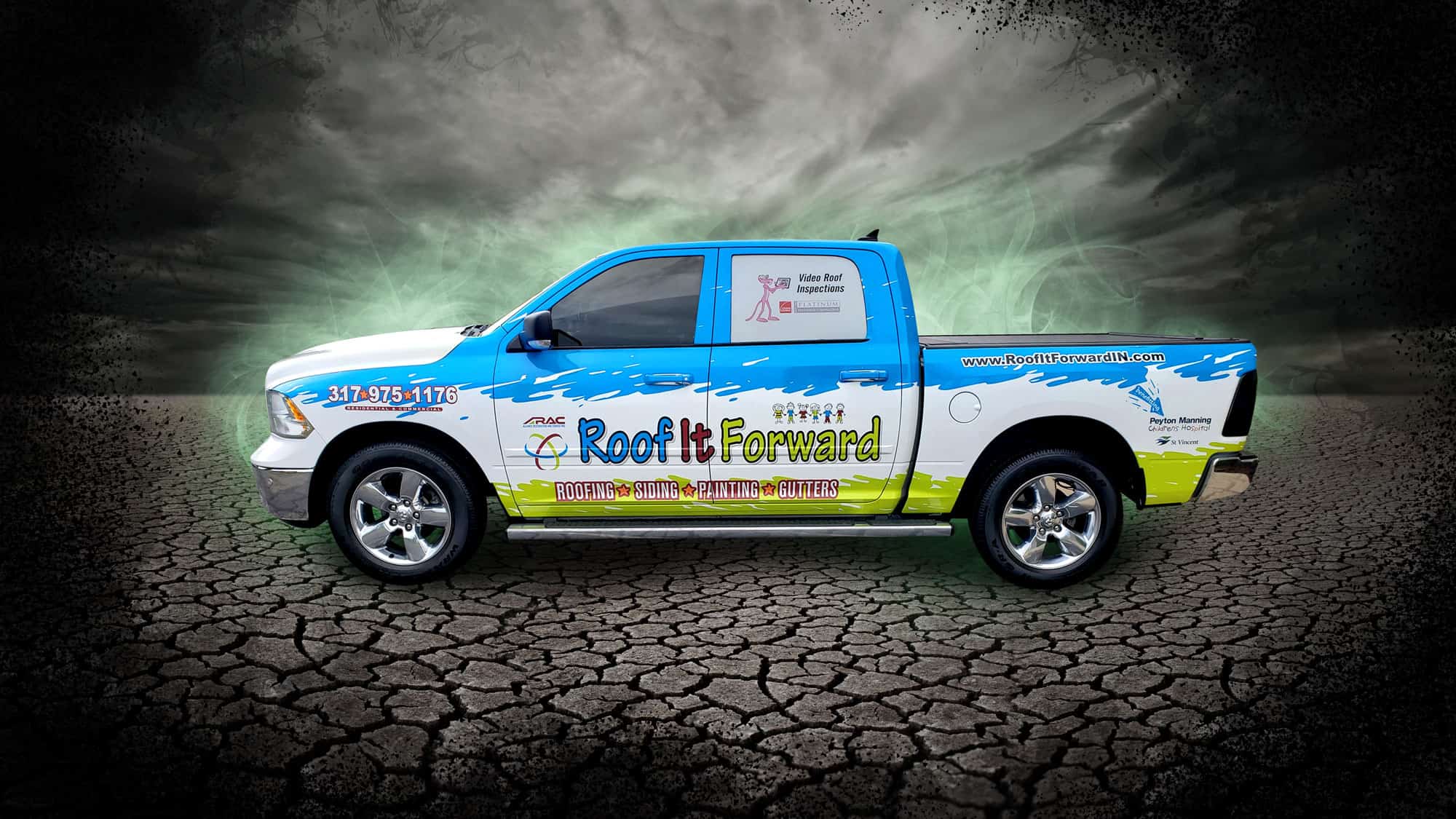 Roofing Vehicle Wraps & Graphics Don't Drive Naked