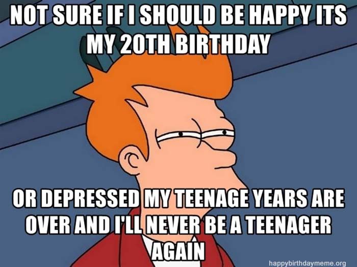 50+ 20th Birthday Memes To Make It A Happy Laughing Day
