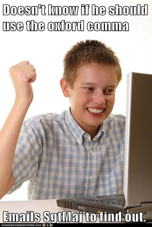 50+ Funny Oxford Comma Memes That Will Make You Laugh Out Loud