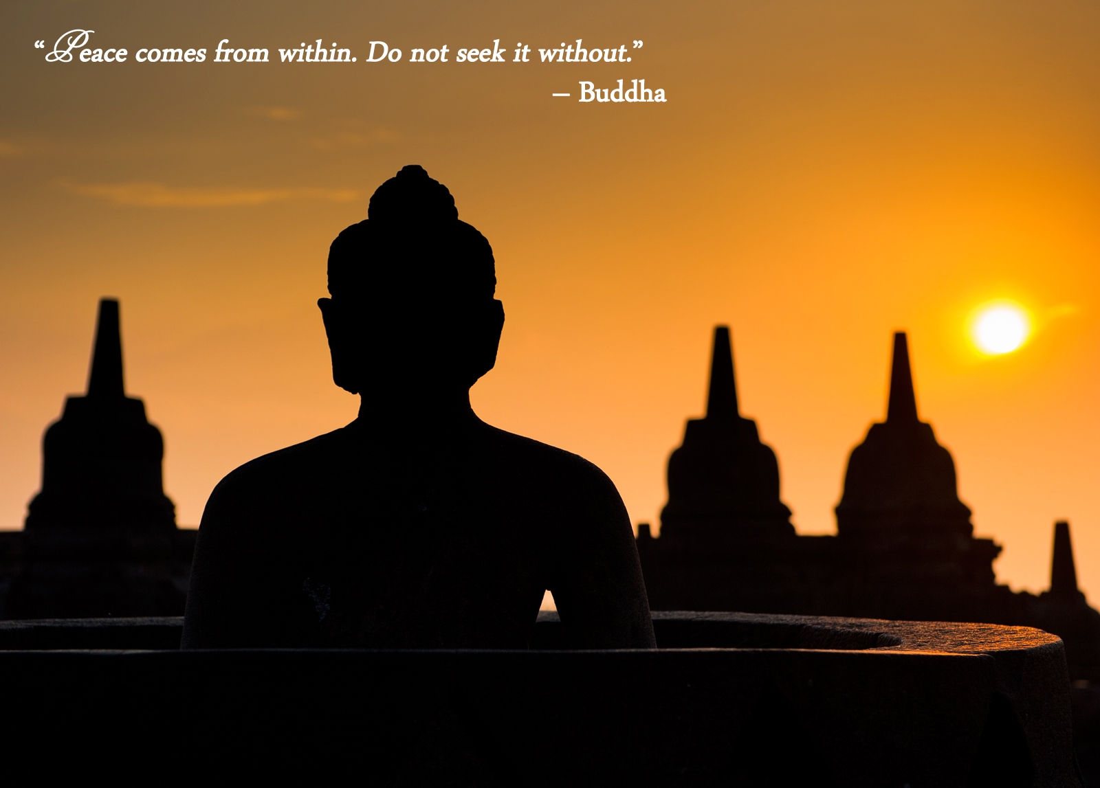 Inspirational Wallpaper on Peace find Peace within by