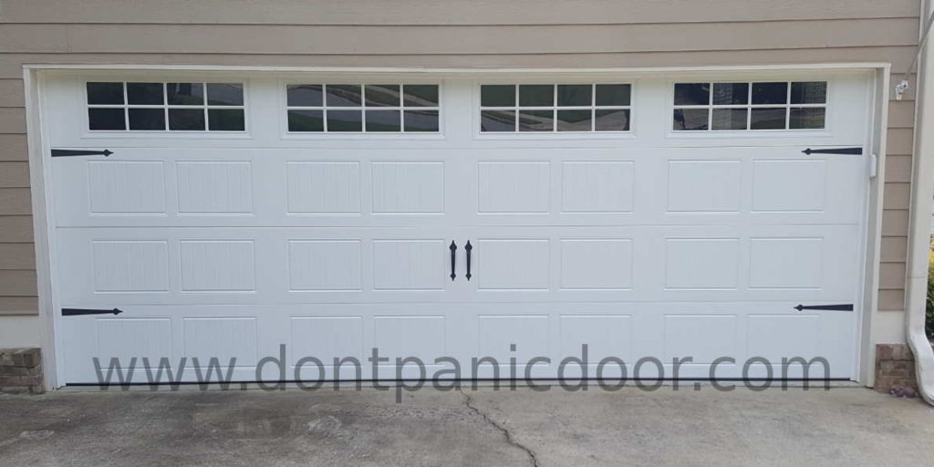 New garage door estimate for Hoffman Replacement garage door quote