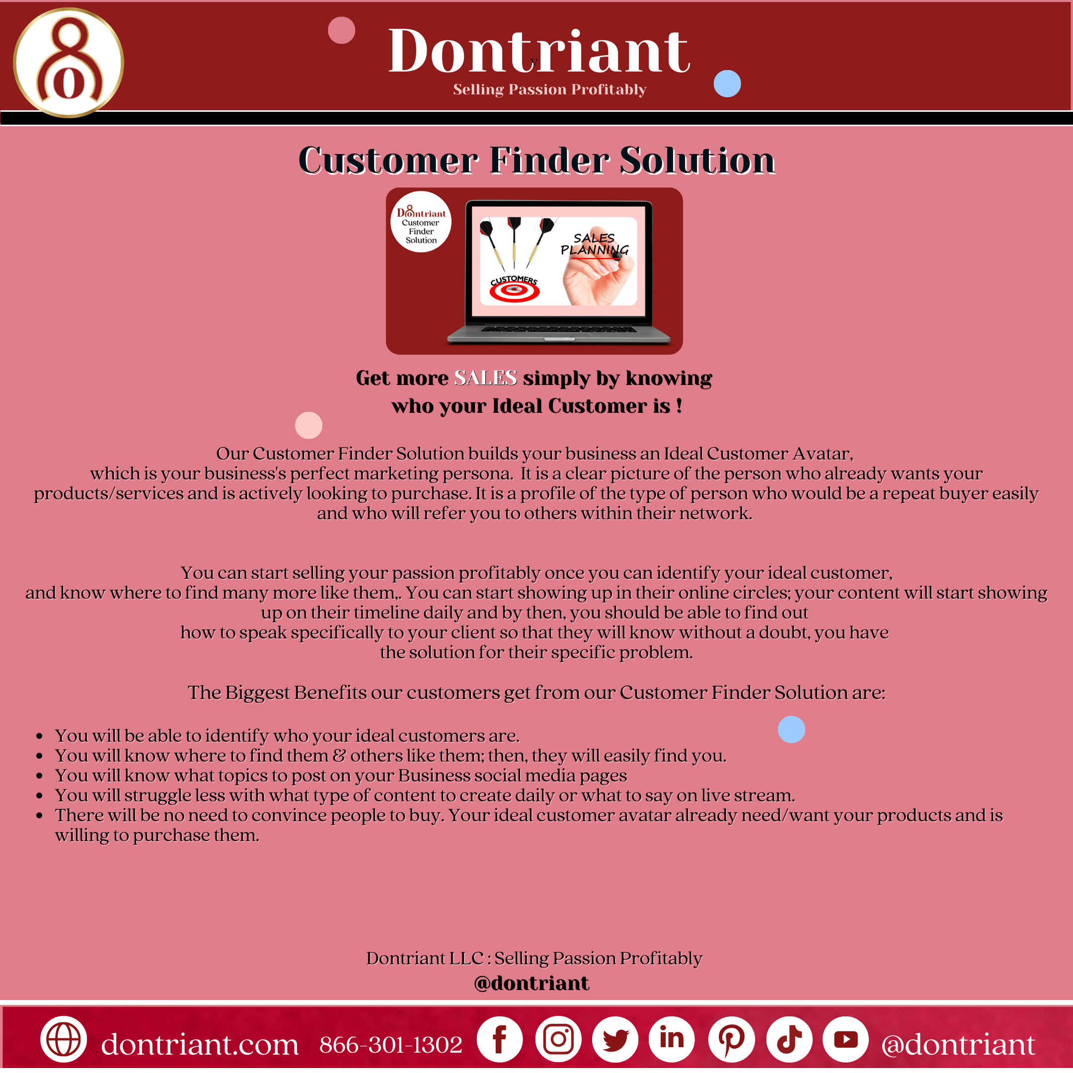 Customer Finder Solution Dontriant