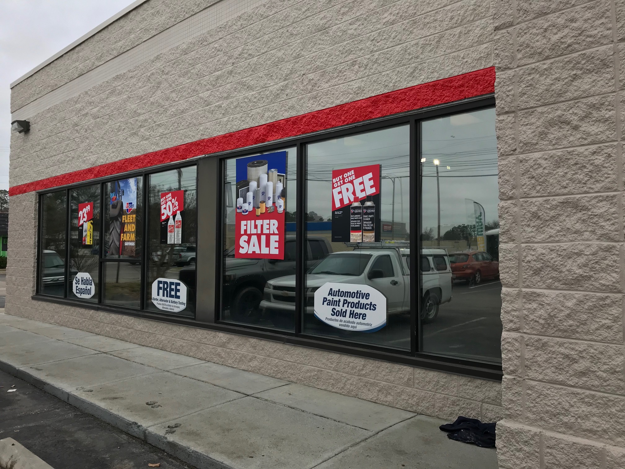 Advanced Auto Wilson (Store Front) Classic Sun Control