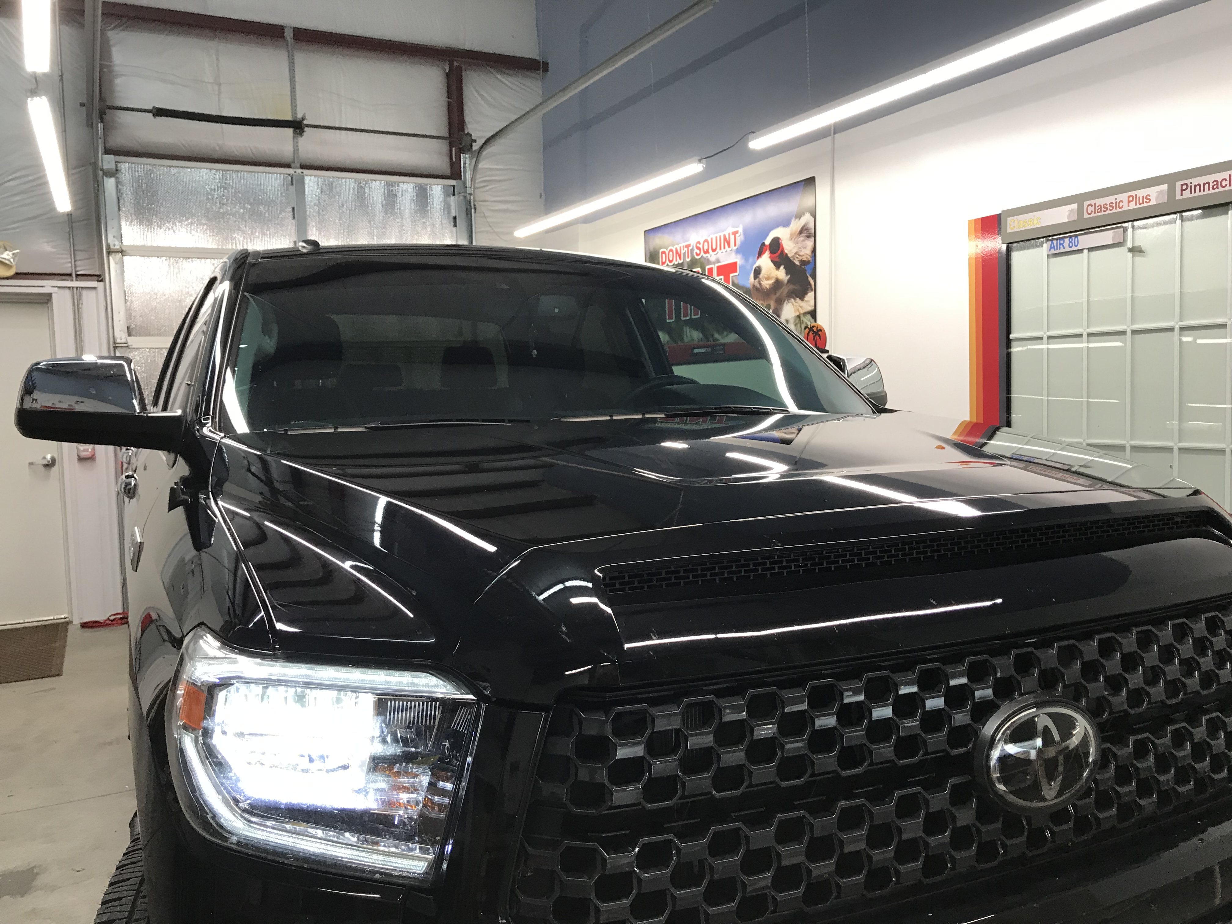 Toyota Tundra Ceramic and AIR80 Windshield Window Tint Classic Sun