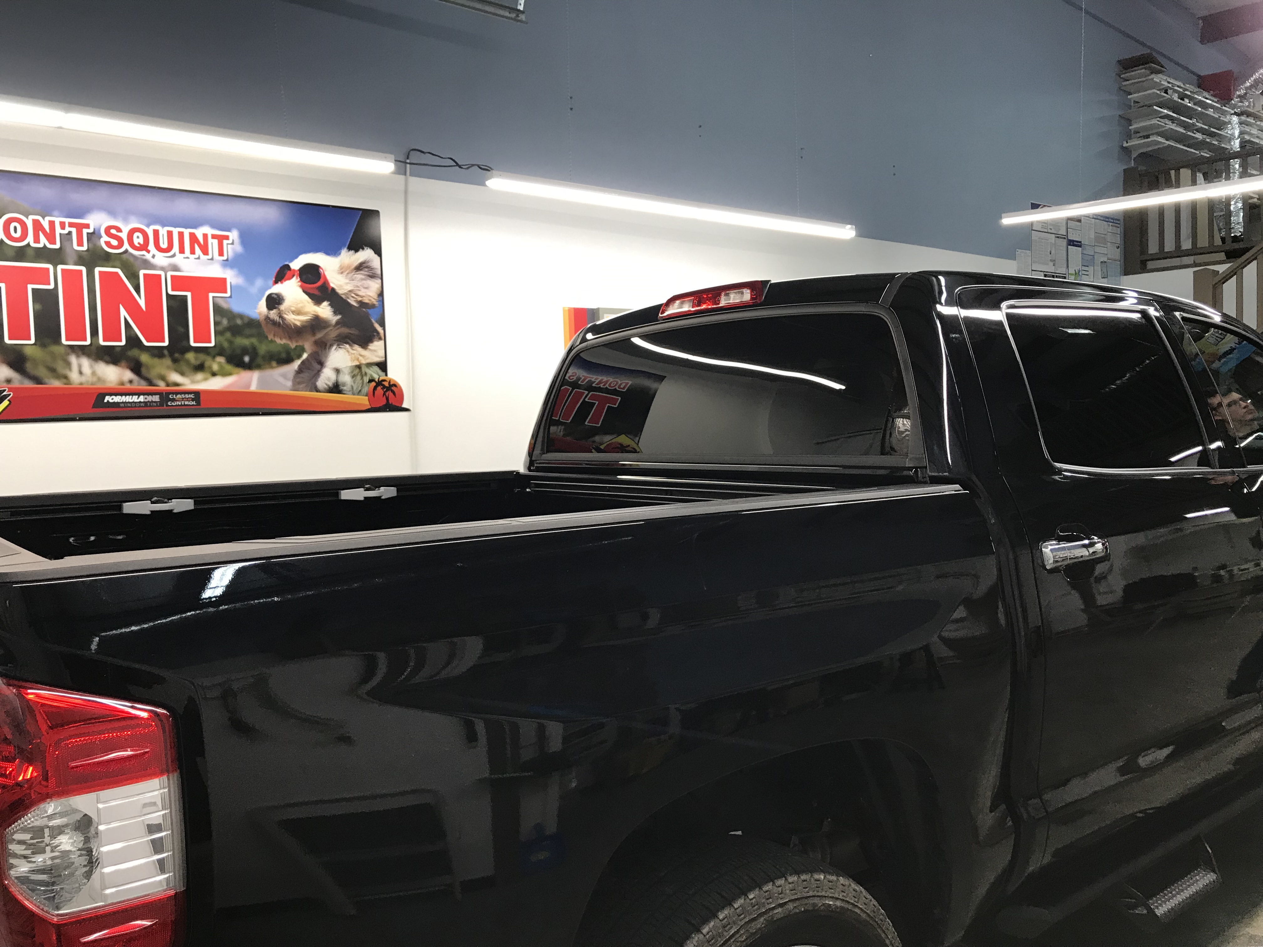 Toyota Tundra Ceramic and AIR80 Windshield Window Tint Classic Sun