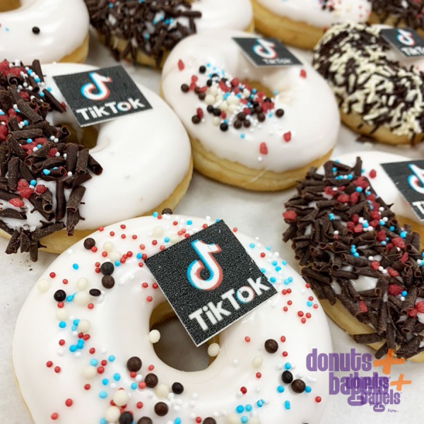 Tik Tok donut Donuts + Bagels