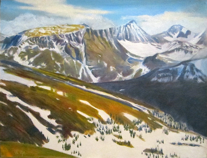 Snow Melt, Trail Ridge Rocky Mountain National Park, Colorado