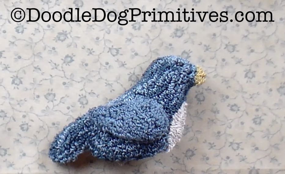 Nesting Bird Pin Cushion Tutorial DoodleDog Designs Primitives