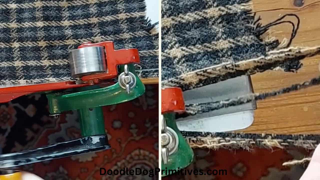 Rigby Wool Strip Cutter for Rug Hooking Care & Use DoodleDog Designs