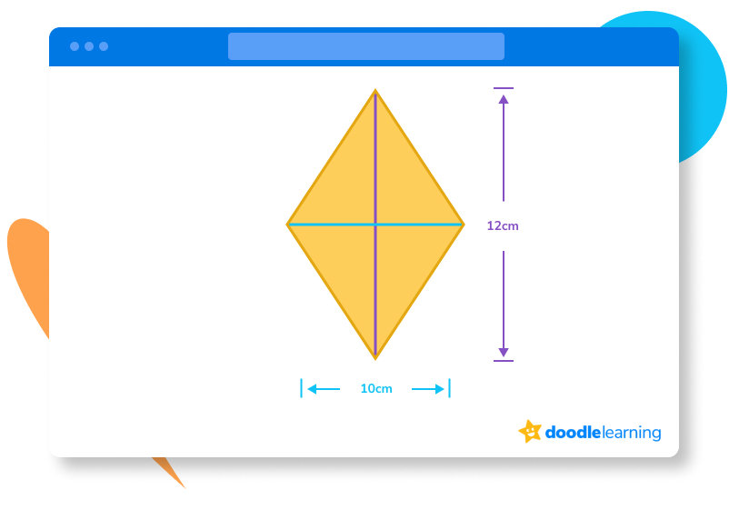 What is a rhombus? Shape, properties and area DoodleLearning