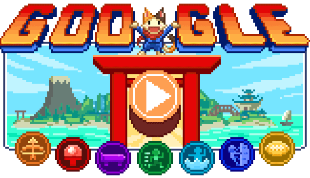Doodle Champion Island Games Aventura RPG com temática olímpica