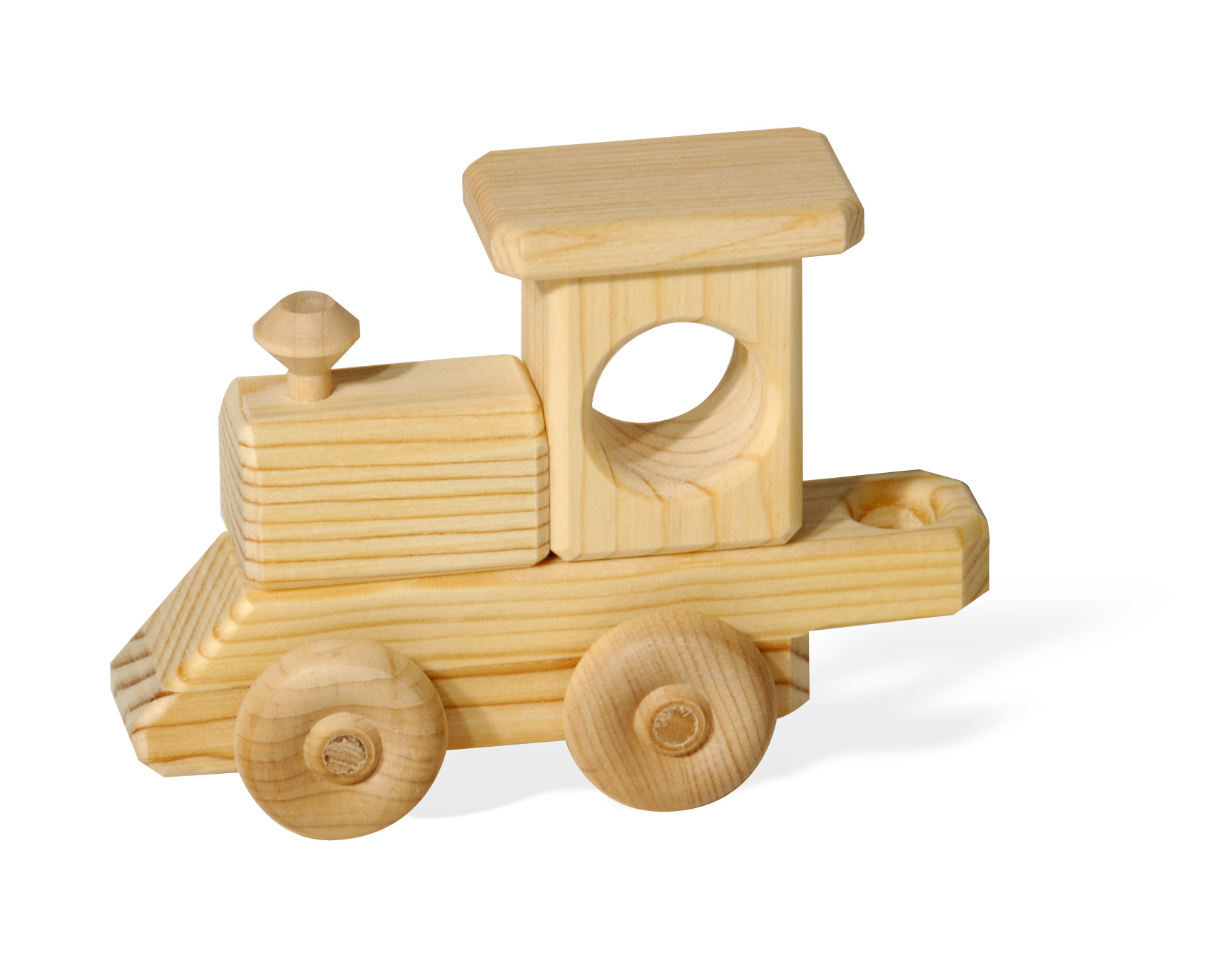 Name Train Engine & Caboose Handcrafted USA Made Wooden Toys I