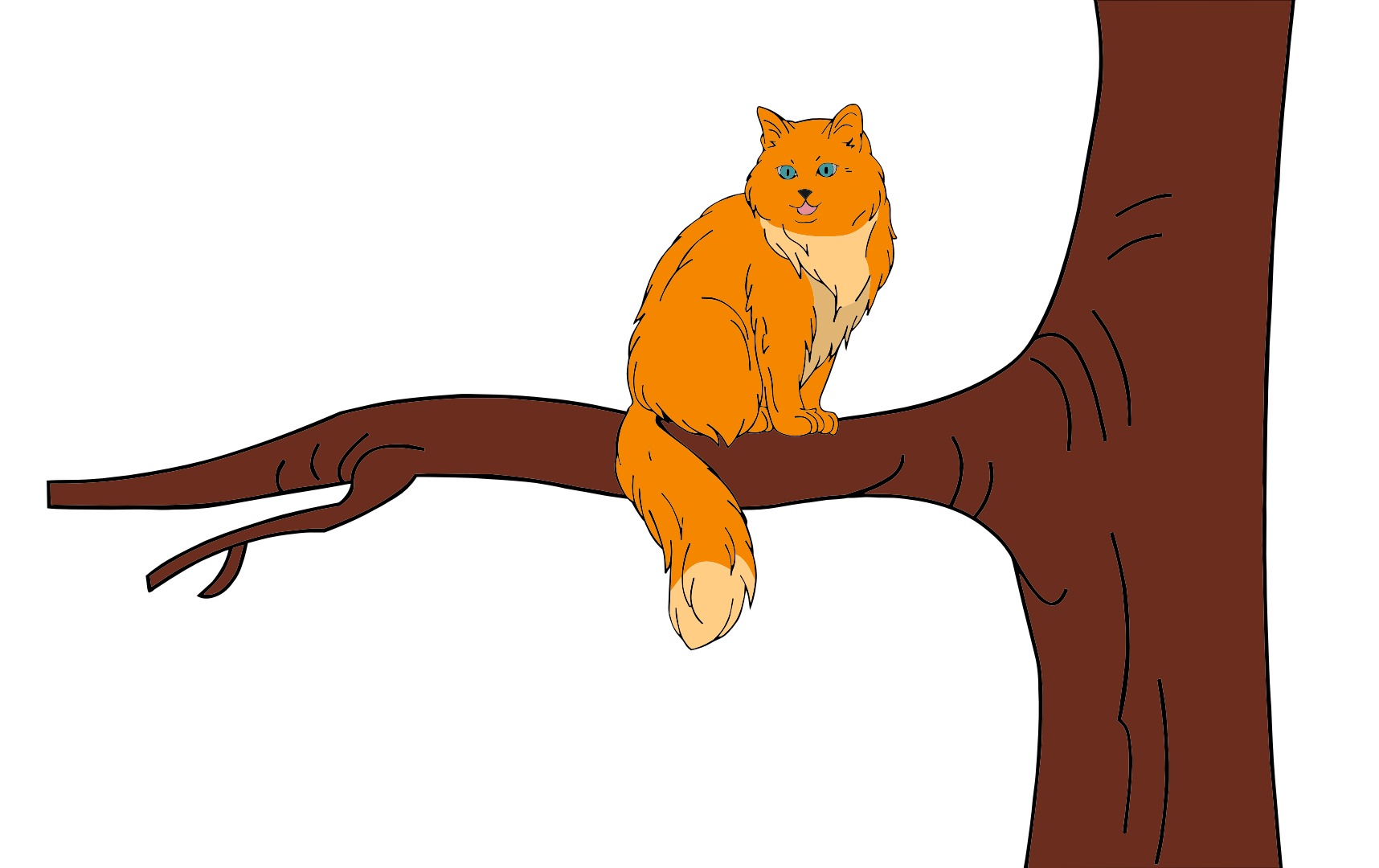 Cat On Tree 두들리(Doodly)
