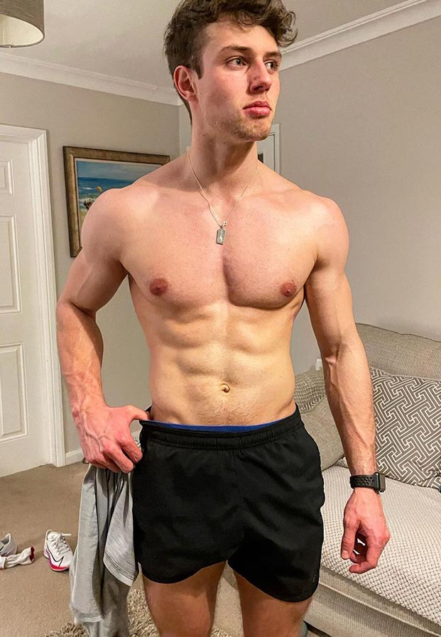 เปิดวาร์ปฝรั่งหล่อ Jacob Ward กล้ามซิกแพคแน่นโดนใจมาก