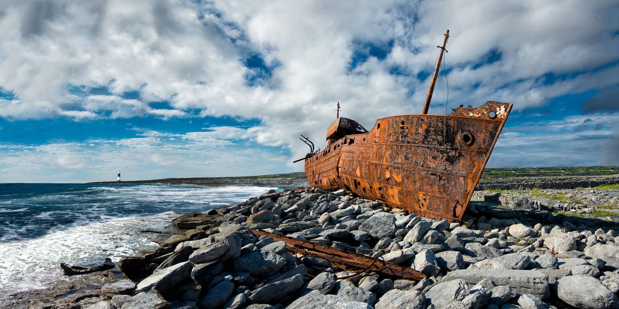 Plassey Shipwreck • Inis Oirr • Aran Islands • Doolin Ferry
