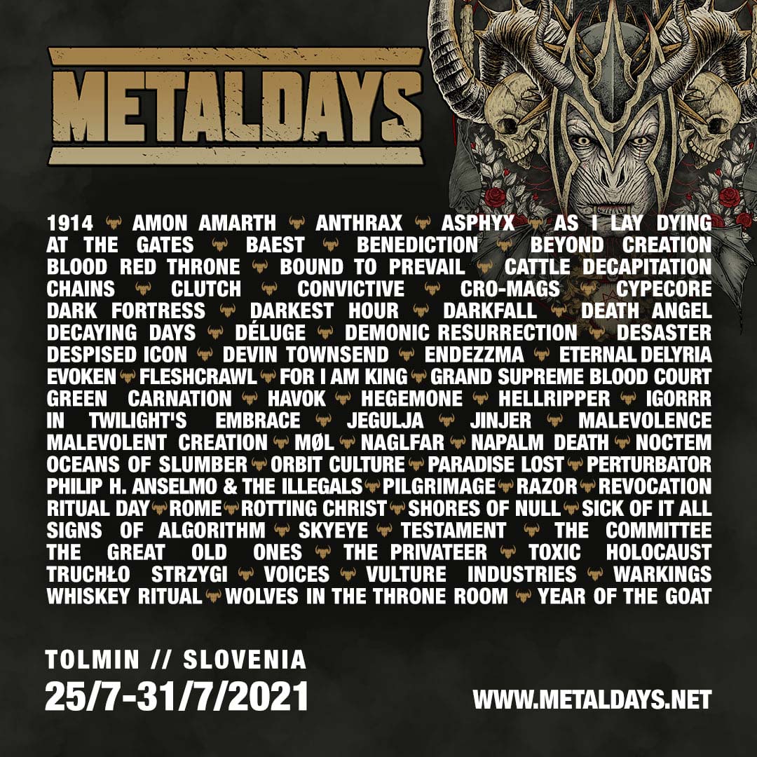 Last MetalDays 2021 line up announcement! Doomed Nation