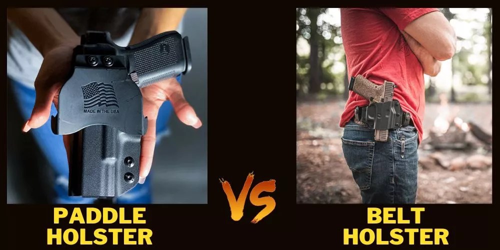 Paddle Holster Vs Belt Holster Pros And Cons Of Each Holster Type