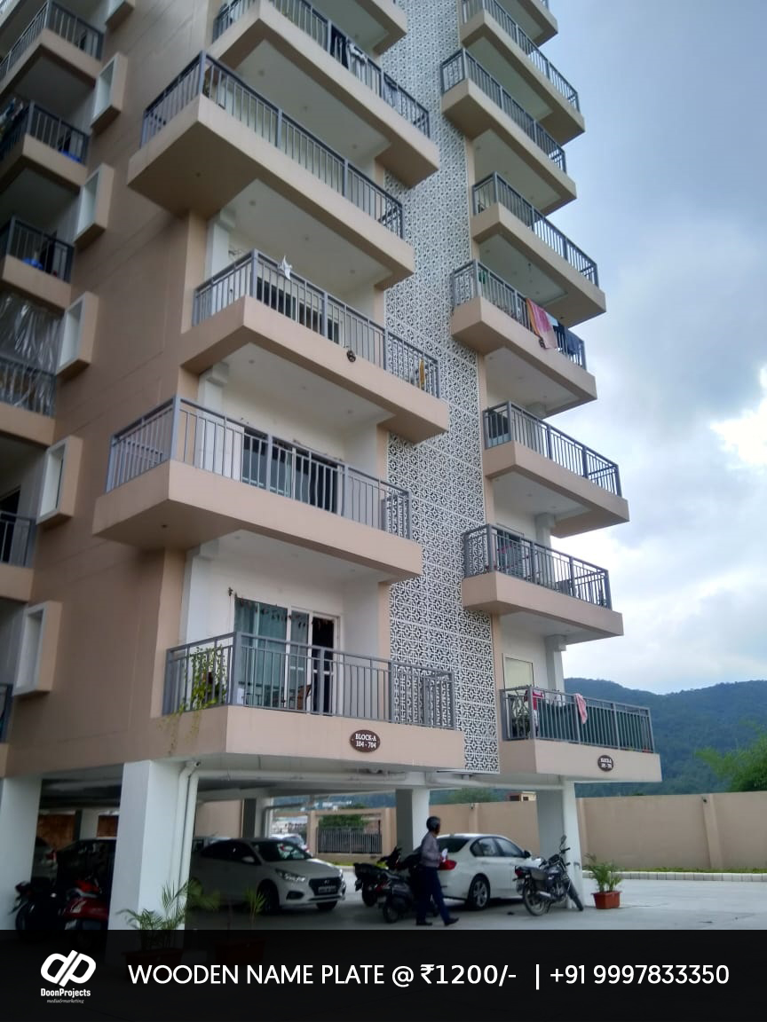 Wooden Name Plates for MB Homes, Dehradun Doon Projects