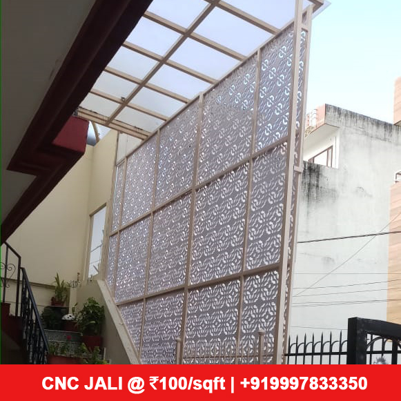Customized CNC Exterior Jali for Front Elevation Doon Projects