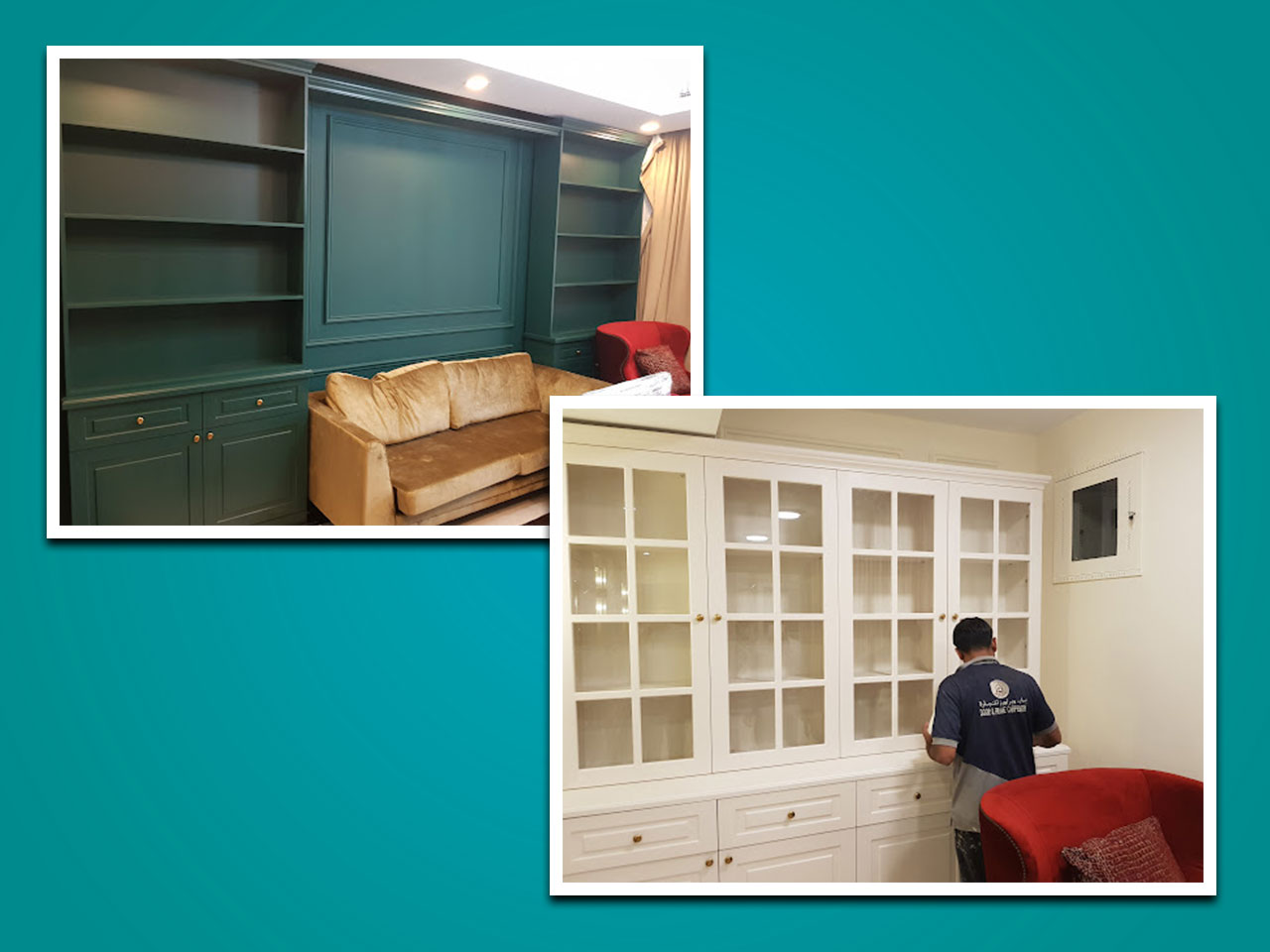 Custom Bookshelves Abu Dhabi, UAE 2023