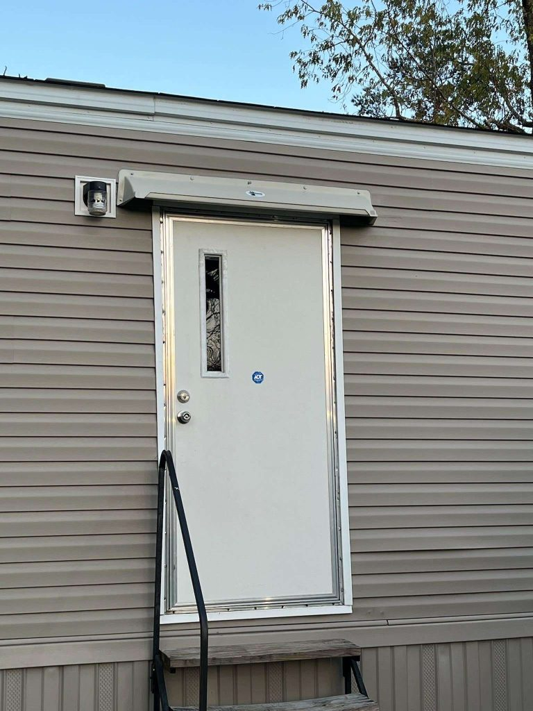 Door Canopy by DOORBRIM stops leaks and dripping.