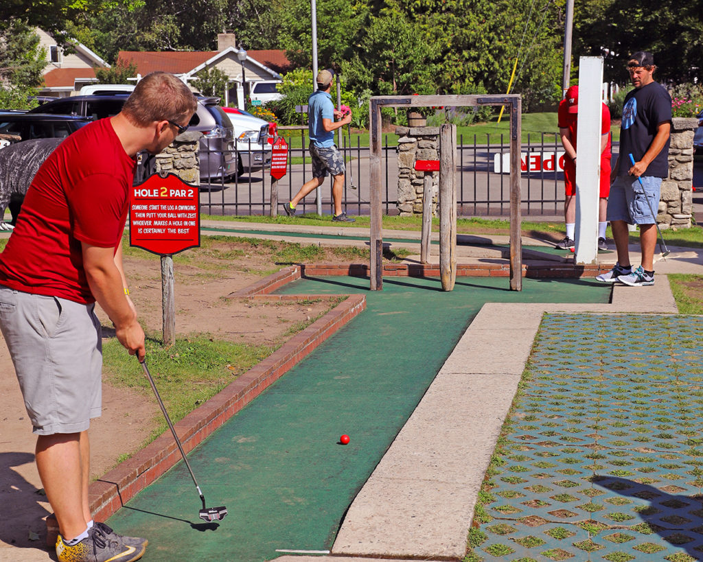 The Red Putter Mini Golf announces NONTournament August 1 8 Door