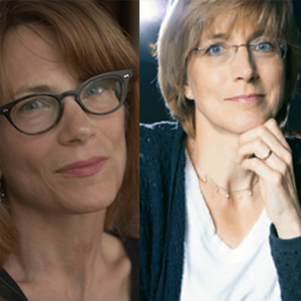 Write On in the Community Catherine Jagoe and Judith Woodburn at Scandia Village Door County