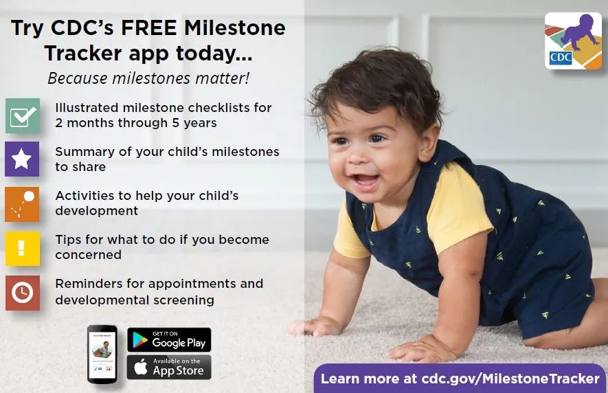 CDC Developmental Milestones and Tracker APP Door County Partnership