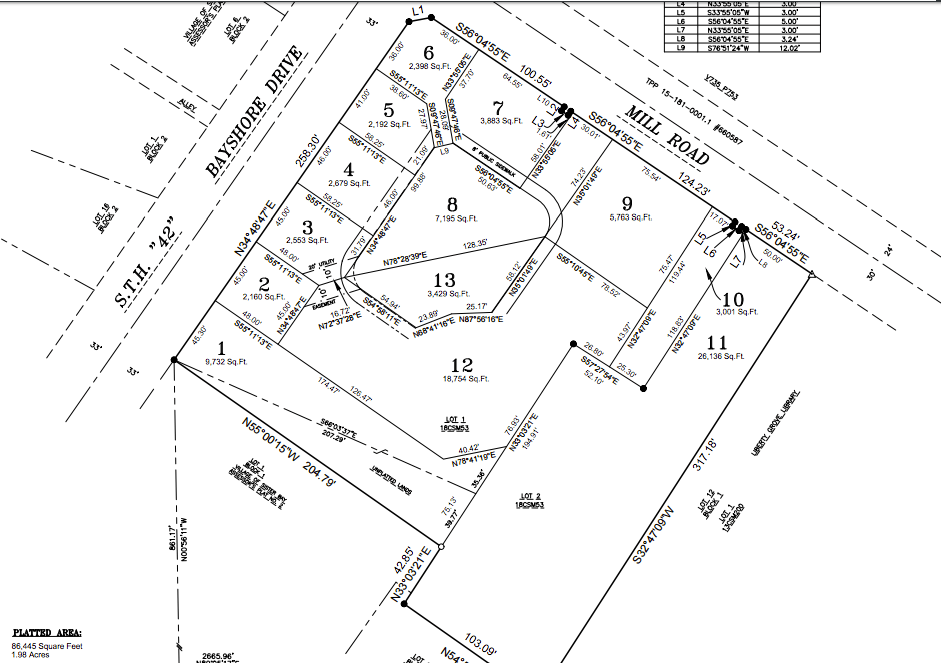 Sister Bay Approves Braun Property Map Door County Pulse