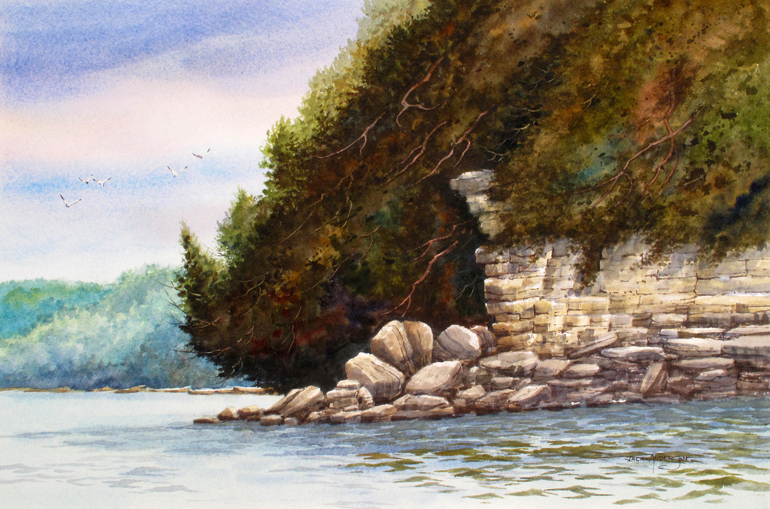 Jack Anderson's Paintings at UU Gallery Door County Pulse