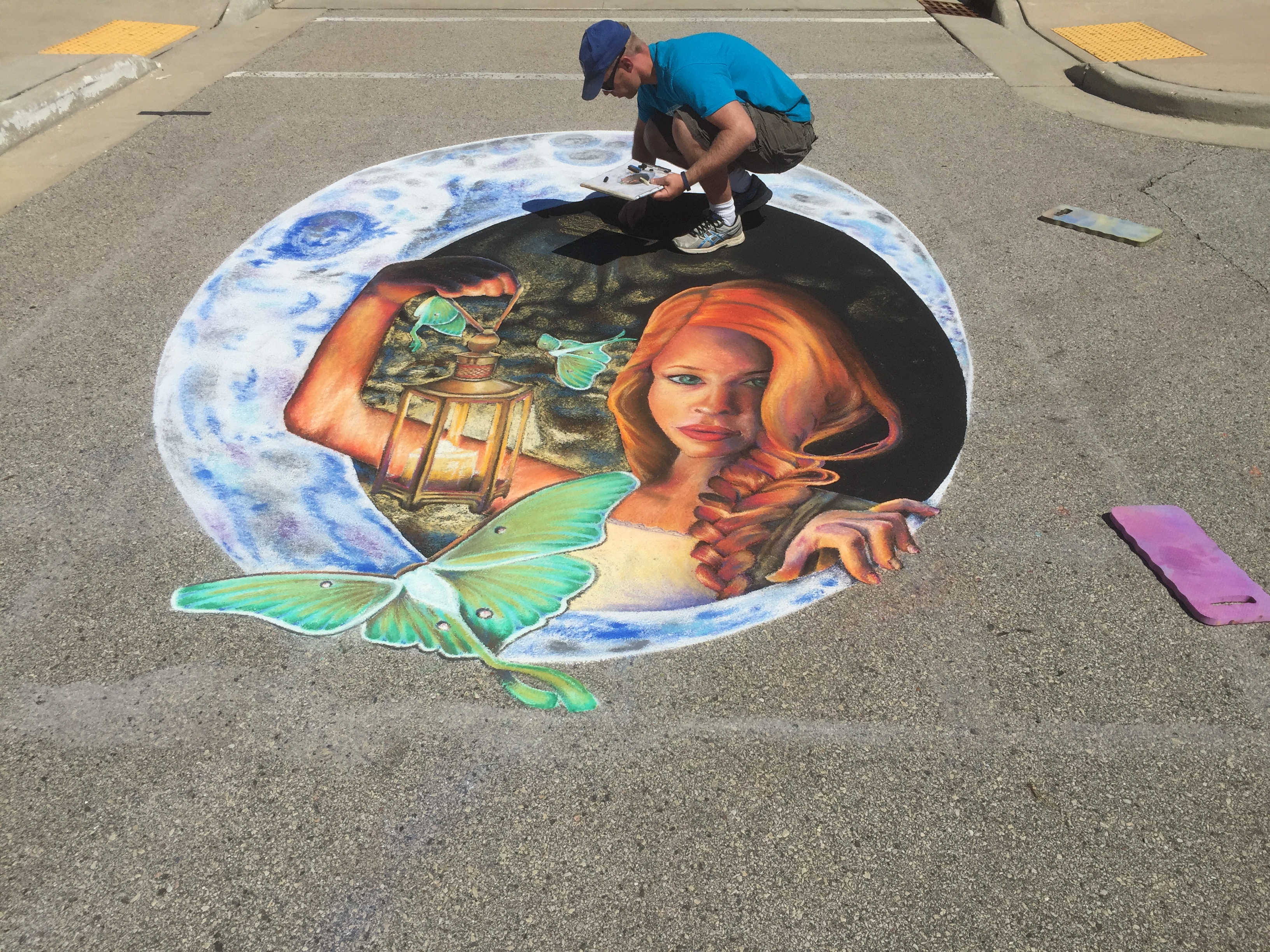 chalk art festival 2023 near me Chalk Artists Plan Door County Piece for Harvest Festival Door County Pulse
