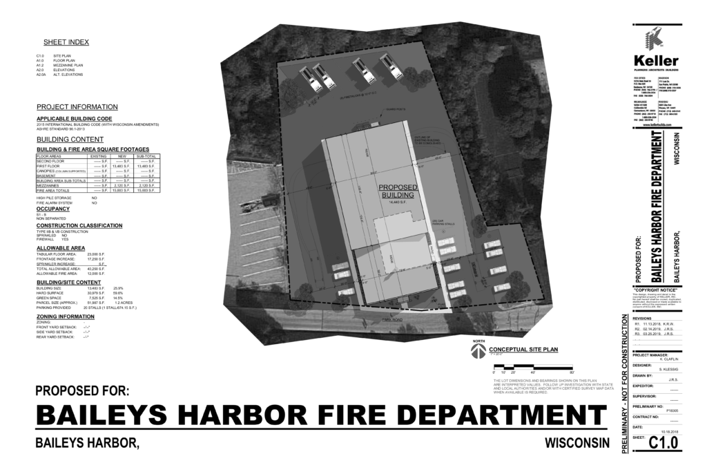 Committee Baileys Harbor Fire Station Stay at Same Location