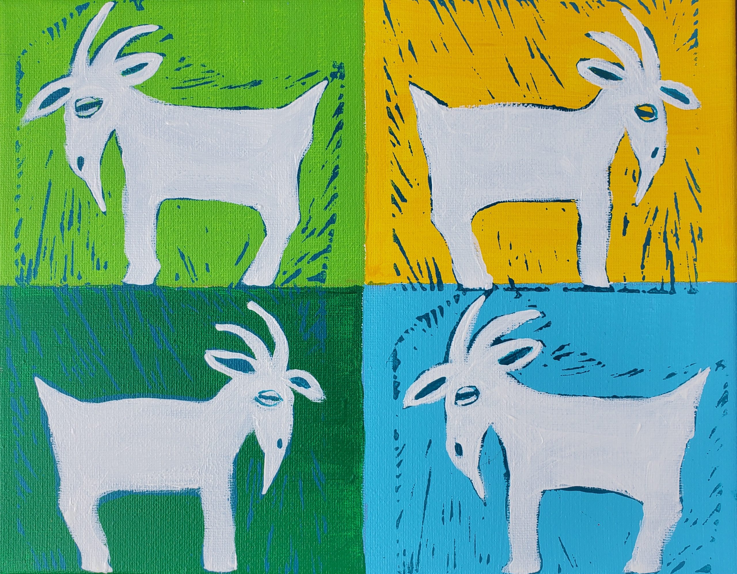 Goat Prints On Parade At Artzy Studio Door County Pulse