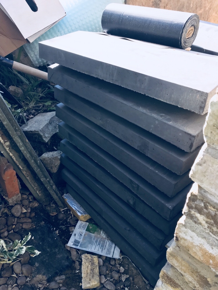 Concrete Coping Stones Door Eleven