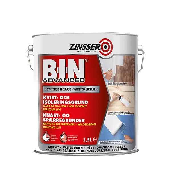 Zinsser Bin Advanced 2,5 L DoorHouse