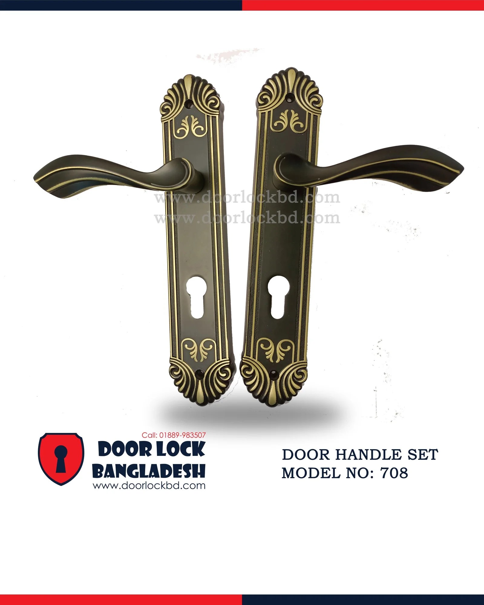Door Handle Set 708 Door Lock Bangladesh